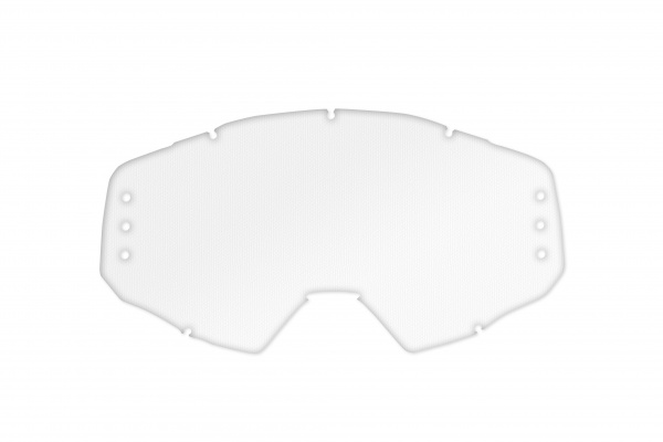 Clear lens with roll off's holes for motocross Epsilon goggle - Goggles - LE02210 - Ufo Plast