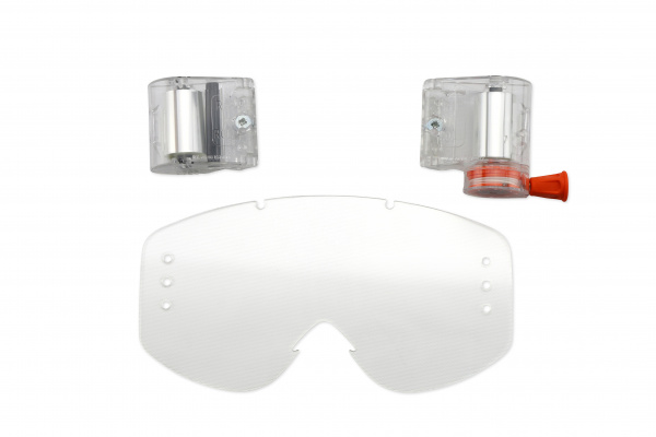 Roll off's with clear lens for motocross goggle Nazca, Fusion Evolution, Nazca Evolution2 - Goggles - LE02166 - Ufo Plast