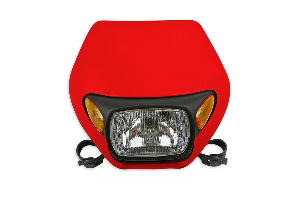 Motocross Oregon headlight red - Headlight - PF01695-070 - Ufo Plast