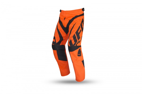 Motocross Another Race pants neon orange and black for kids - CLOTHING - PI04484-FFLU - Ufo Plast