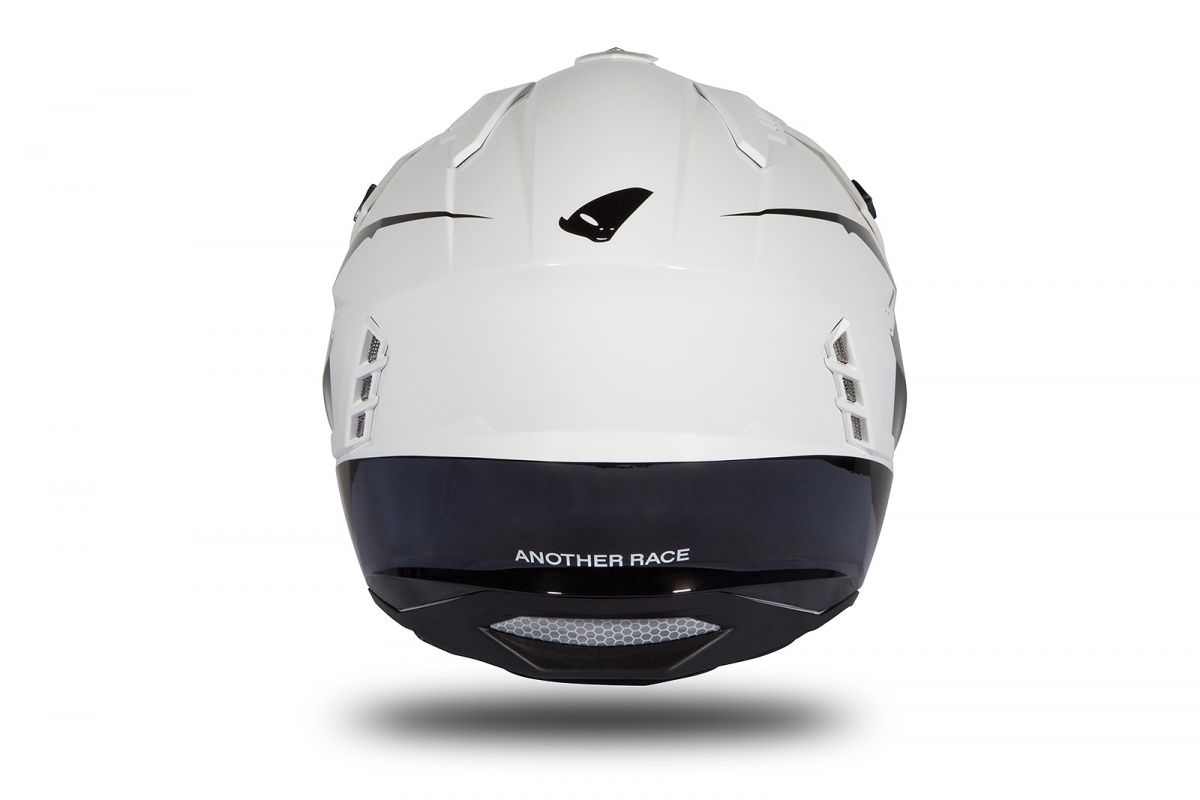 Jet helmet Sheratan white and black glossy - Helmets - HE185 - Ufo Plast