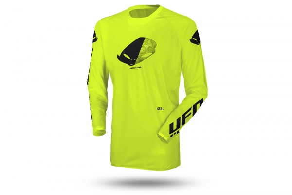 Motocross Radial jersey neon yellow - 2023 COLLECTION - MG04527-DFLU - Ufo Plast