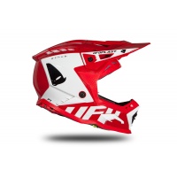 Motocross helmet Echus red and white glossy - NEW PRODUCTS - HE170 - Ufo Plast