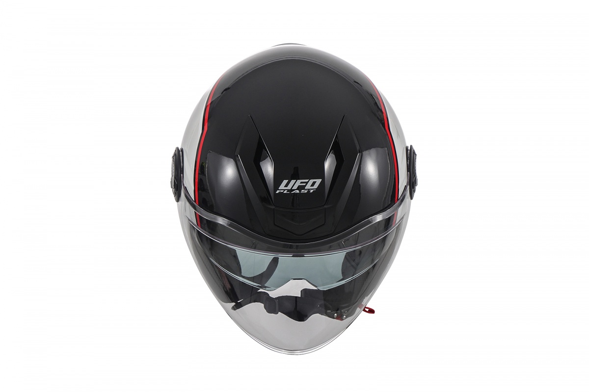 Spirit urban jet helmet white and black - Helmets - HE13003-WK - Ufo Plast