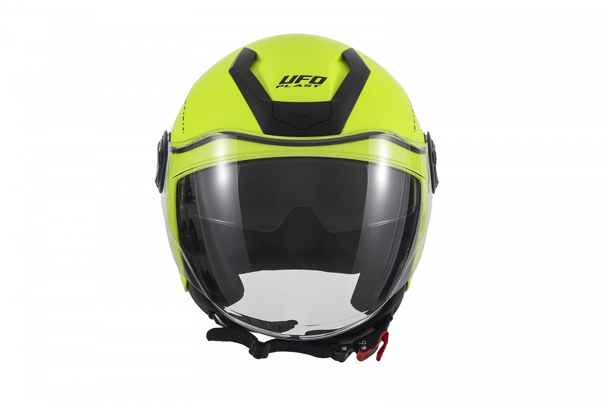 Spirit urban jet helmet neon yellow - Helmets - HE13003-DFLU - Ufo Plast