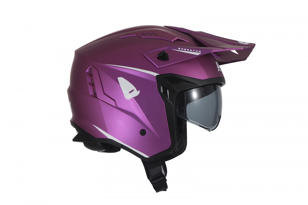 Sheratan cross jet helmet fuxia - Helmets - HE13002-P - Ufo Plast