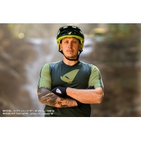 Mountain bike jersey Terrain SV1 short sleeves jersey grey and neon yellow - Home - JE05002-ED - Ufo Plast