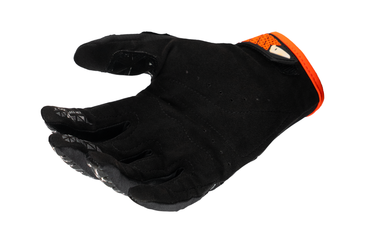 Motocross Muria gloves black and neon orange - Gloves - GL13002-KF - Ufo Plast