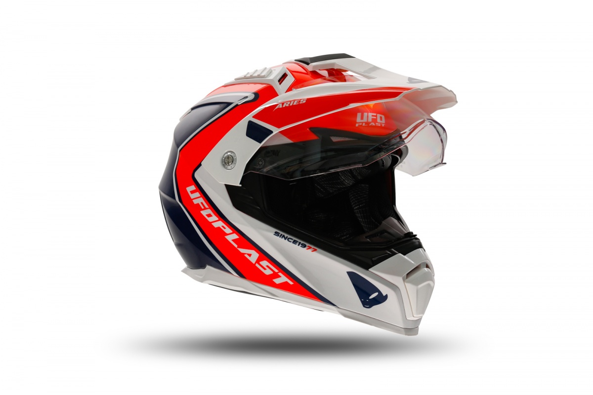 Motocross Aries helmet red and blue - Helmets - HE13500-BC - Ufo Plast